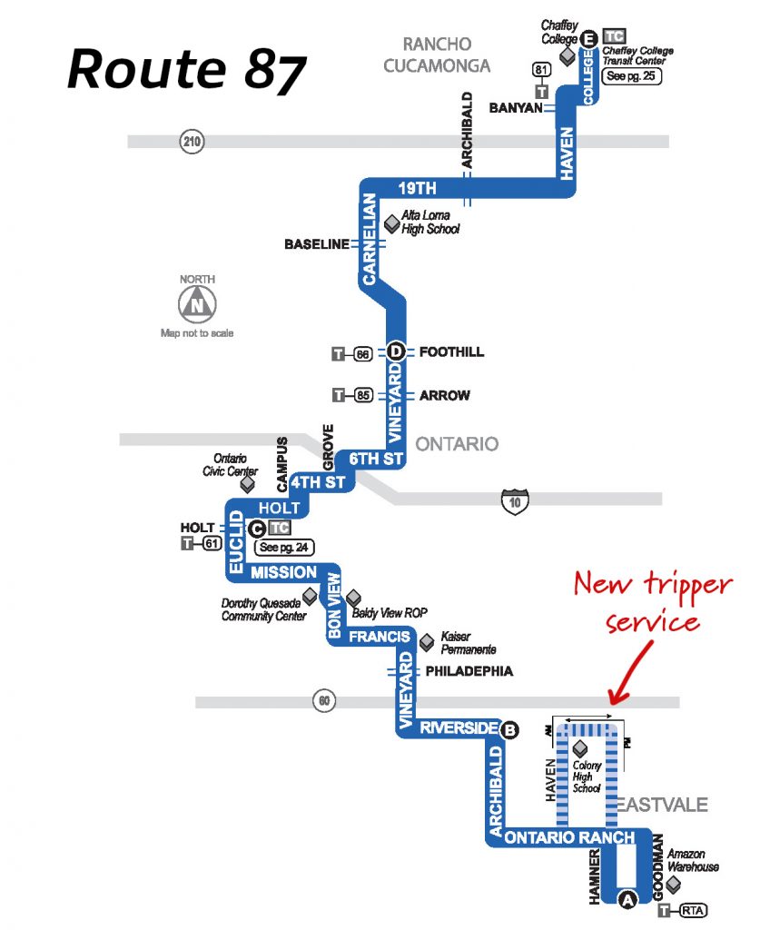 route 87 january 22 map