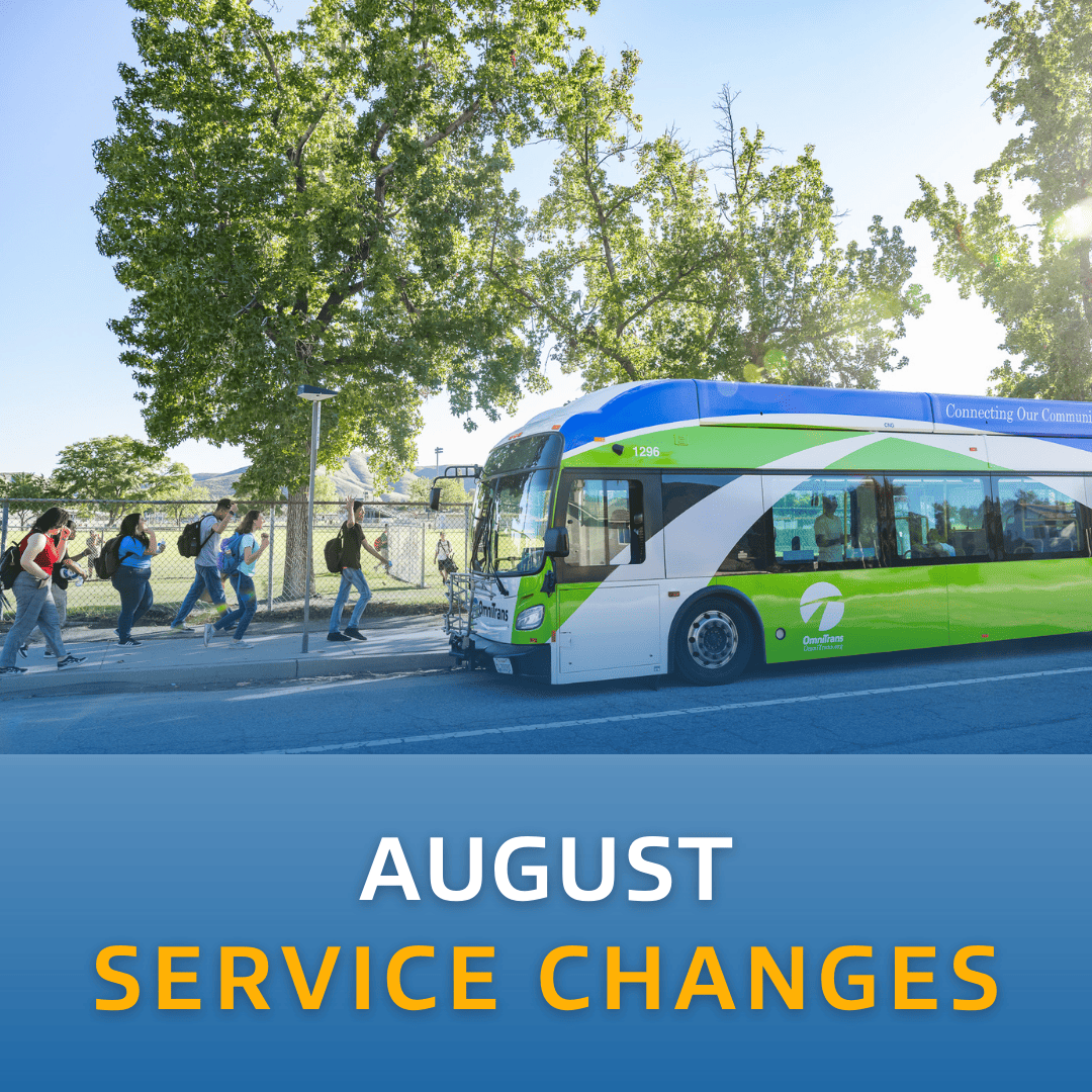 August Service Changes